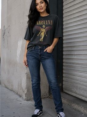 LEVI’S 535 SUPER SKINNY DARK WASH STRETCH JEANS WOMEN’S 32x30